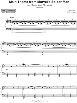 Spider-Man PS4 Main Theme [advanced]