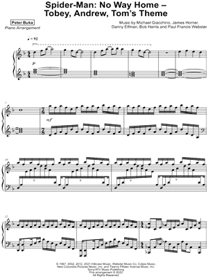Tom's Theme by Peter Buka - Sheet Music