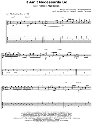 It Ain't Necessarily So