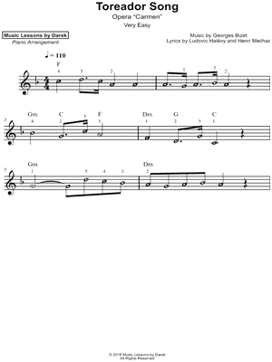 March of the Toreadors [very easy]