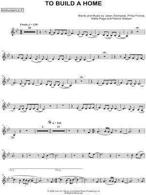 To Build a Home - F Instrument