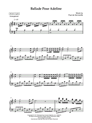 Ballade pour Adeline