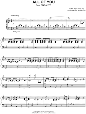 All of You from Encanto - Sheet Music