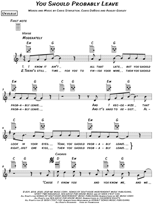 You Should Probably Leave