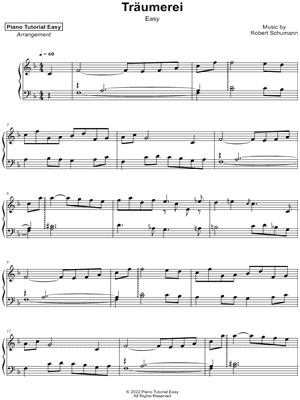 Kinderszenen, Op. 15: VII. Träumerei [easy]