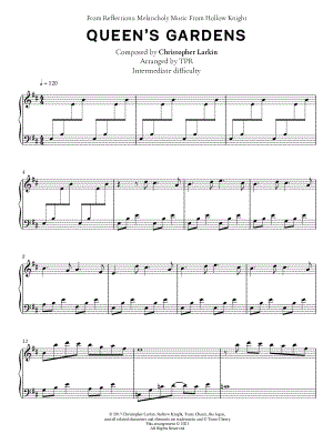 Queen's Gardens [intermediate] by TPR - Sheet Music