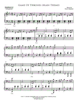 Game of Thrones (Main Theme)