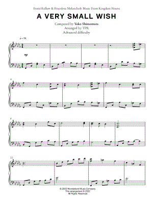 A Very Small Wish [advanced]