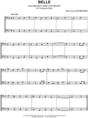 Belle - Trombone Duet