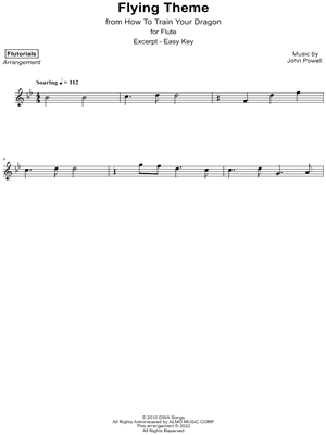 Flying Theme [excerpt - easy]