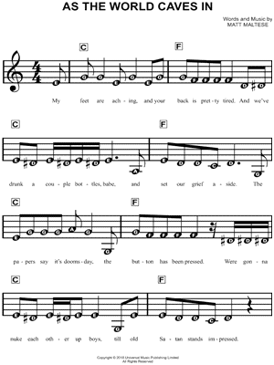 As the World Caves In