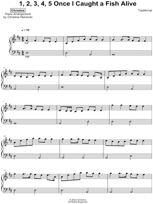 1, 2, 3, 4, 5 Once I Caught a Fish Alive