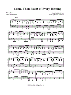 Come, Thou Fount of Every Blessing