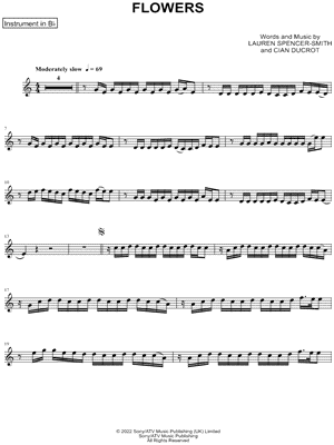 Flowers - Bb Instrument
