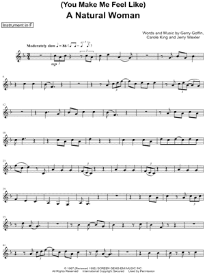 (You Make Me Feel Like) A Natural Woman - F Instrument