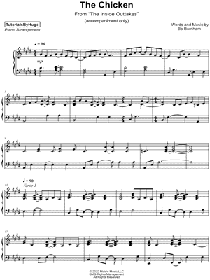 The Chicken [accompaniment only] by TutorialsByHugo - Sheet Music
