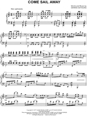 Come Sail Away [classical version]