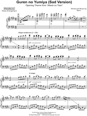 Guren no Yumiya (Sad Version)