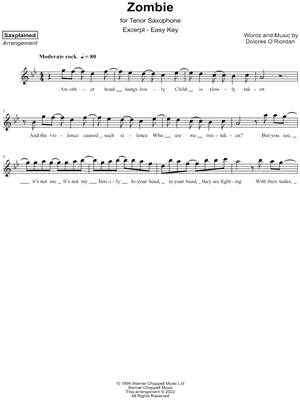 Zombie [excerpt - easy]