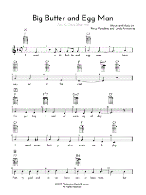 Big Butter and Egg Man