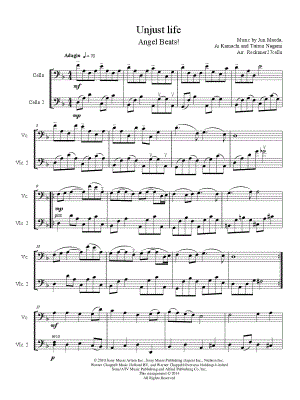 Unjust Life - Cello Duet