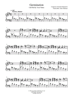 Germination by The Blue Notes - Sheet Music