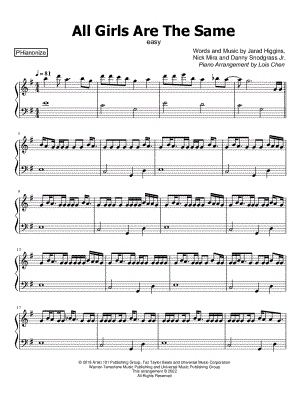 All Girls Are the Same [easy]