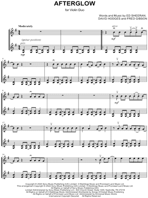 Afterglow - Violin Duet