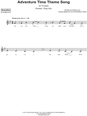 Adventure Time Theme Song [excerpt - easy]