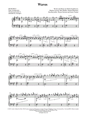 Waves by MUSICHELP - Sheet Music