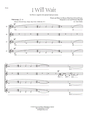 I Will Wait by Julie Gaulke - Sheet Music