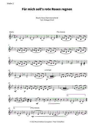 Für mich soll's rote Rosen regnen