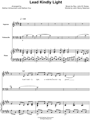 Lead, Kindly Light - Soprano, Cello & Piano