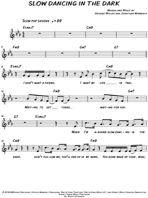 SLOW DANCING IN THE DARK by Joji - Sheet Music