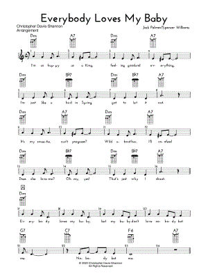 Everybody Loves My Baby by Christopher Davis-Shannon - Sheet Music