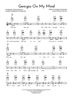 Georgia on My Mind [F Major]