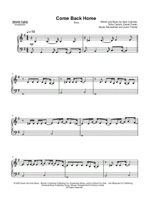 Come Back Home [easy]