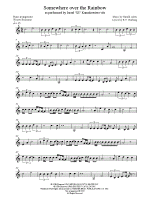 Over the Rainbow [1 hand]