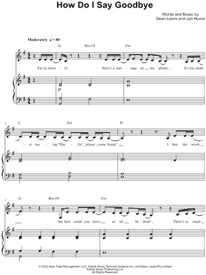 How Do I Say Goodbye