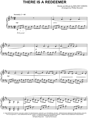 There Is a Redeemer [classical version]