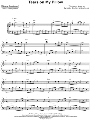 Tears on My Pillow by Dietmar Steinhauer - Sheet Music