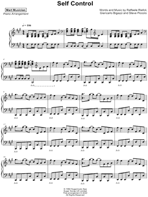 Self Control by MartMusician - Sheet Music