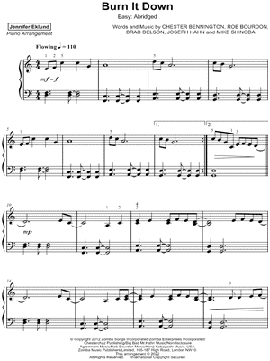 Burn It Down [easy - abridged]