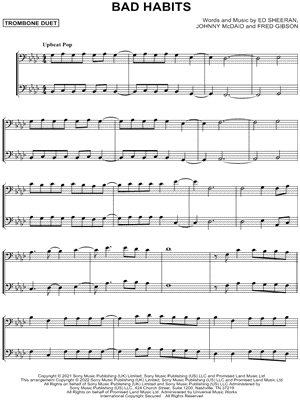 Bad Habits - Trombone Duet