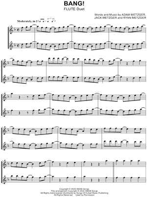 Bang! - Flute Duet