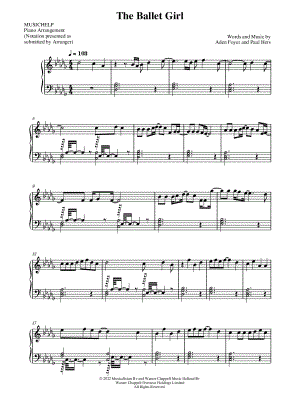 The Ballet Girl by MUSICHELP - Sheet Music