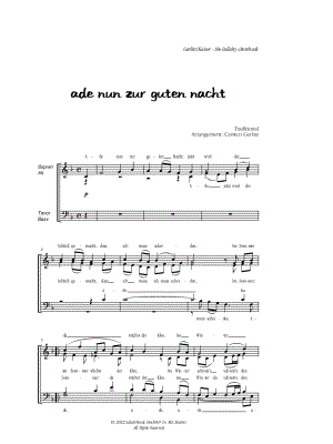 Ade nun zur guten Nacht