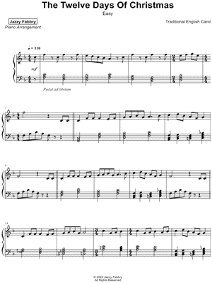 The Twelve Days of Christmas [easy]