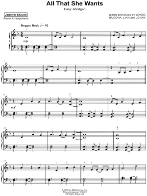 All That She Wants [easy - abridged]