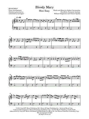 Bloody Mary [slow easy]